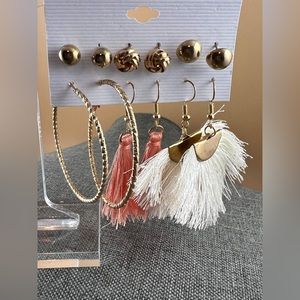 Hoops Dangle Drop Tassel Stud Earrings New Jewelry